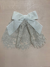 Classic Lace Doily with Velvet Bow