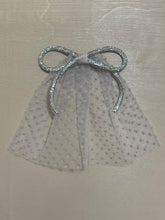 Pink Swiss Dot Doily with Grosgrain Bow