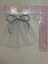 Pink Swiss Dot Doily with Grosgrain Bow