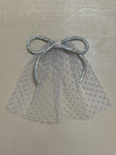 Pink Swiss Dot Doily with Grosgrain Bow