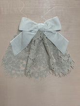 Classic Lace Doily with Velvet Bow