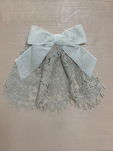 Classic Lace Doily with Velvet Bow