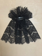 Lace Hair Doily with Grosgrain Ribbon