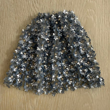 Beaded Blue Daisy Hair Doily