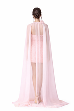 Rose Chiffon Cape
