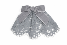 Classic Lace Doily with Velvet Bow
