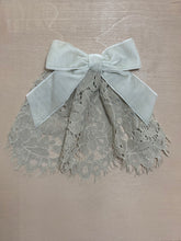 Classic Lace Doily with Velvet Bow