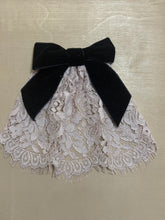 Classic Lace Doily with Velvet Bow