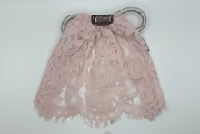 Rose Lace Doily with Rhinestones Bow