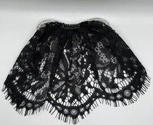 Lace Hair Doily with Rhinestone Bow